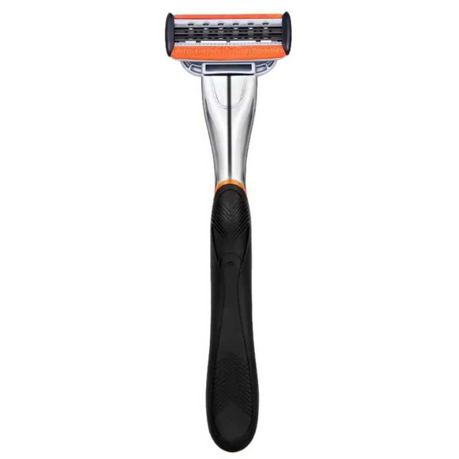 Cartridge Razor Handle – Compatible with 5-Blade and 3-Blade Cartridges by Shave Essentials