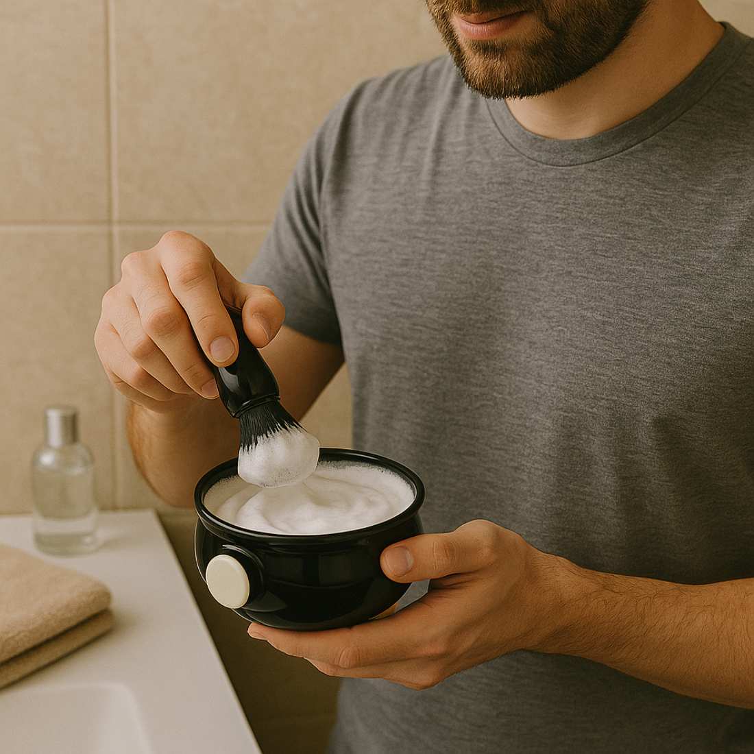 Ceramic Shaving Lather Bowl