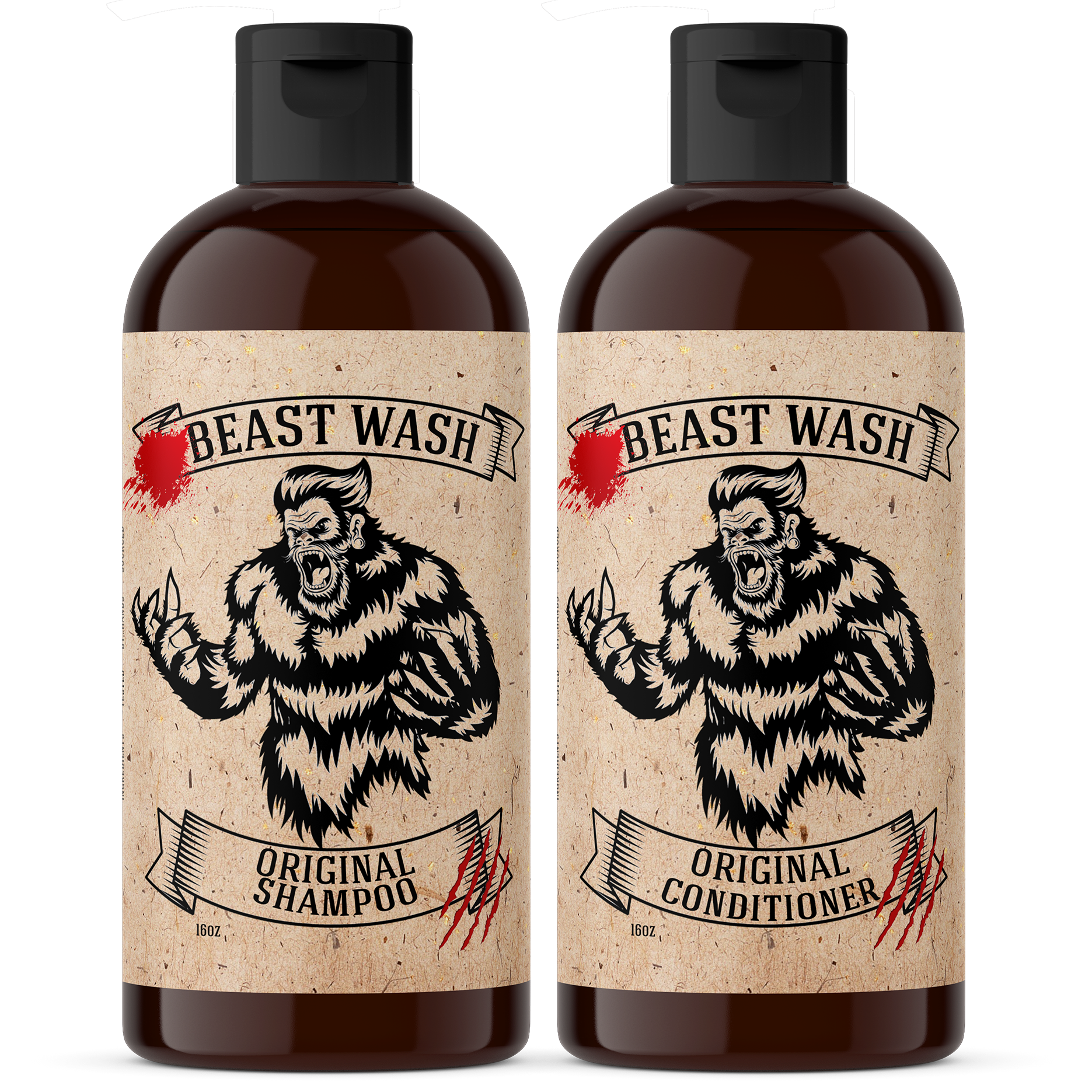 Hair Cleaning Kit Organic Shampoo and Organic Conditioner. Get a 16oz bottle of each.