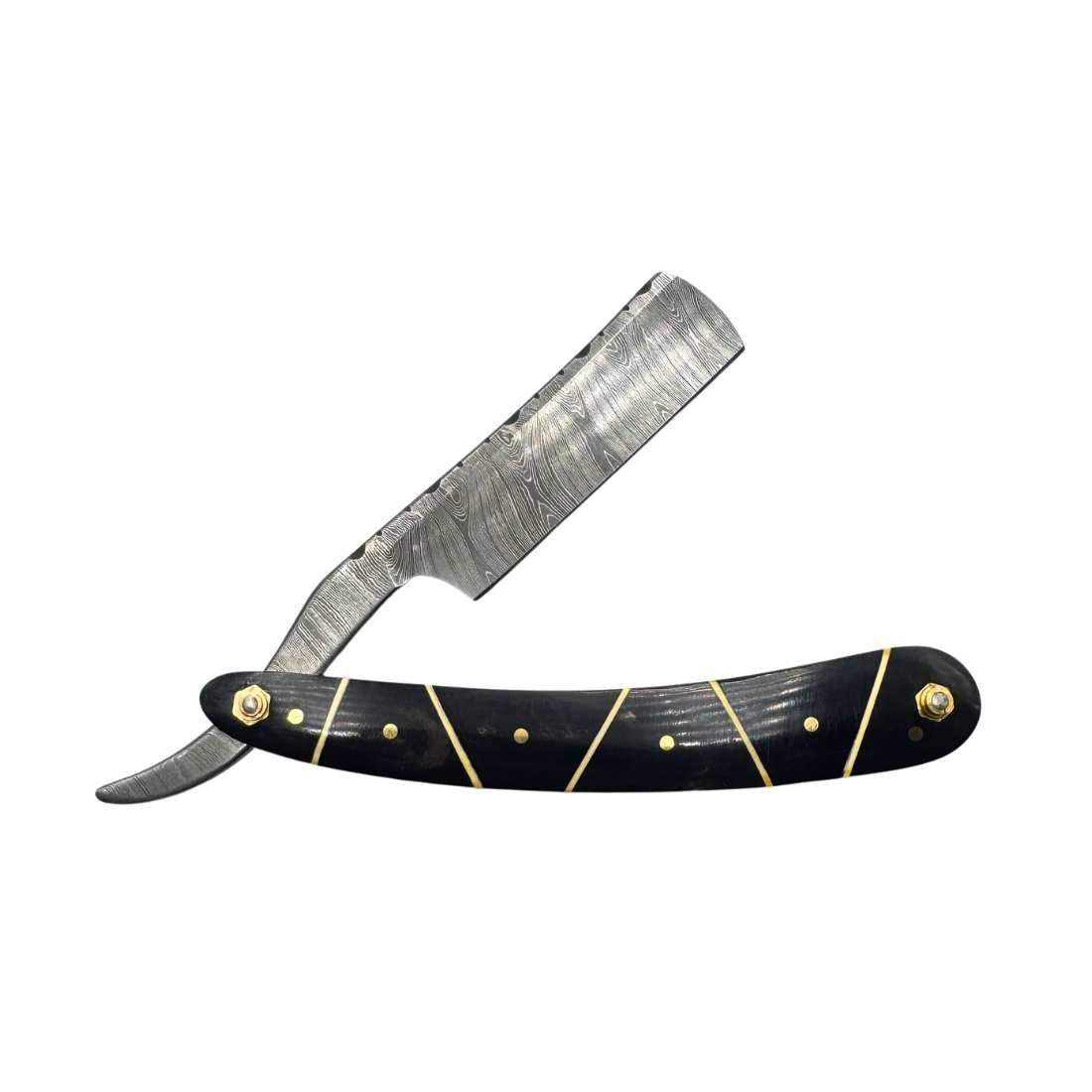 Damascus Steel Straight Razor in a Variety if Designs