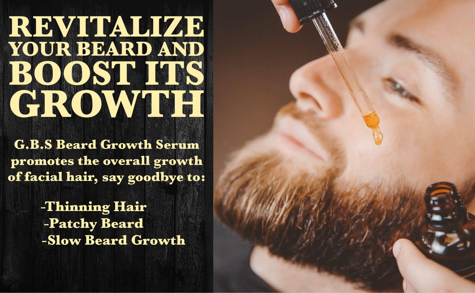 GBS Beard Growth Kit - Gents Fine Grooming Products