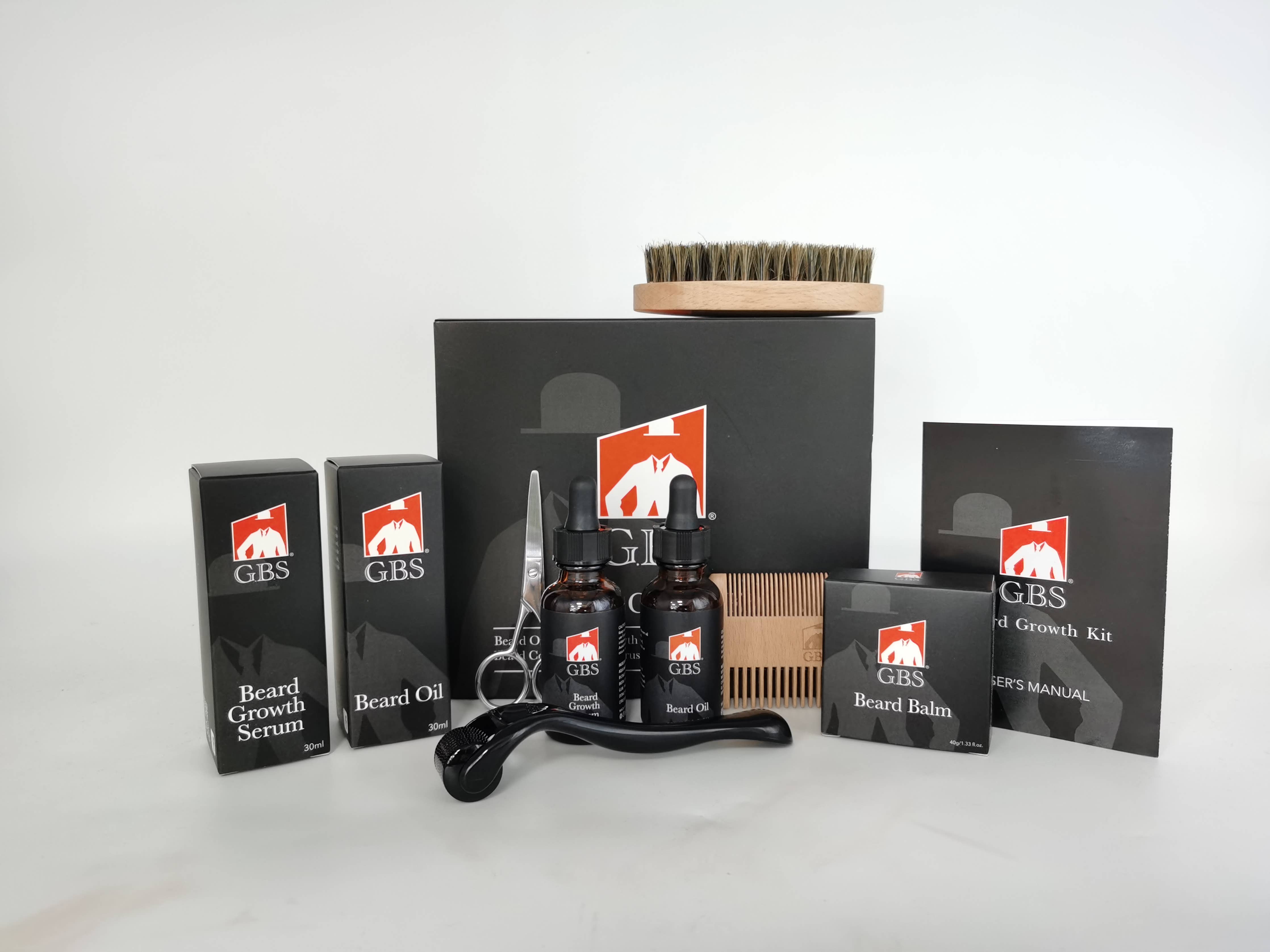 GBS Beard Growth Kit - Gents Fine Grooming Products