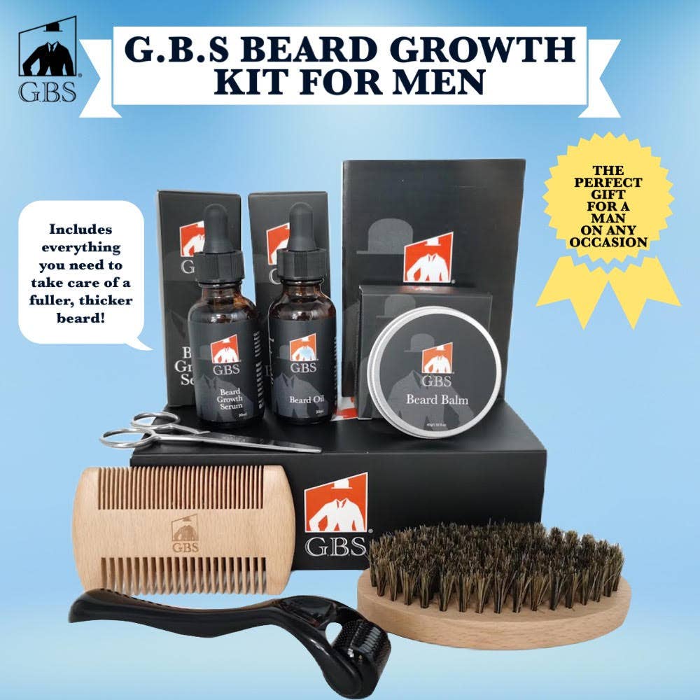 GBS Beard Growth Kit - Gents Fine Grooming Products