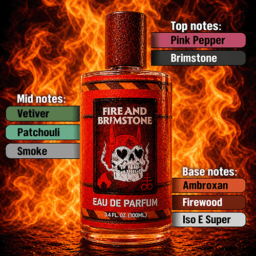 Fractional Specimens Men's Fragrance Samples Kit by Lockhart's Authentic - 5 pack Fire and Brimstone