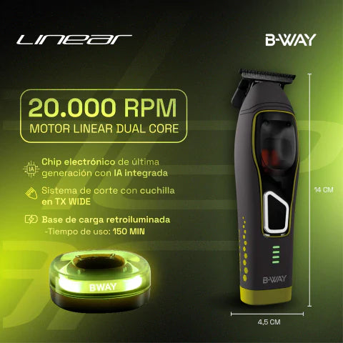 B-Way Hair Clipper and Trimmer Liner Set