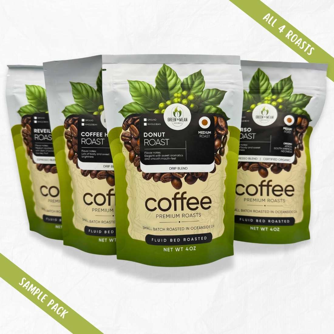 Green to Mean Coffee Sampler Pack