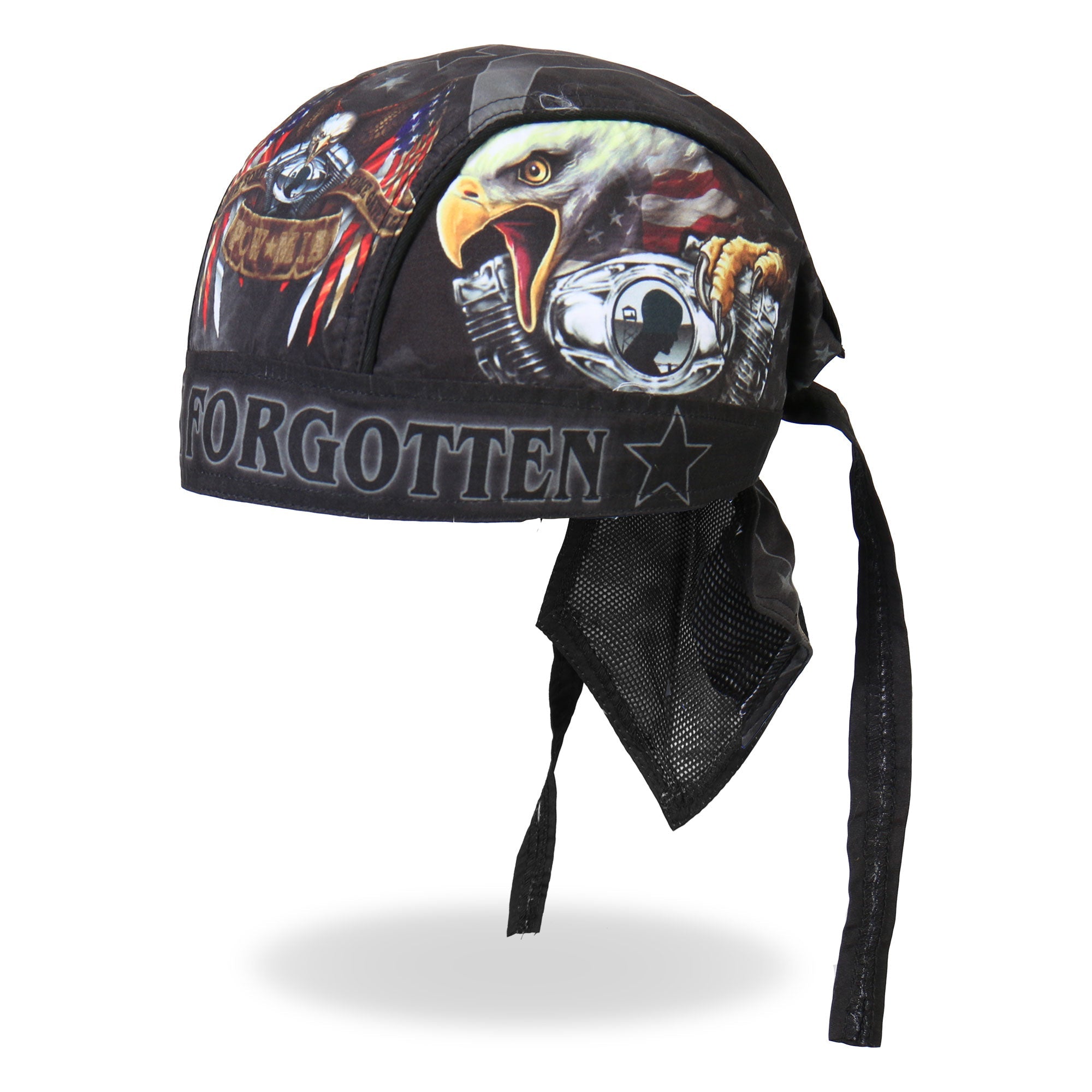 Hot Leathers Born Free Eagle POW Lightweight Headwrap HWH1053