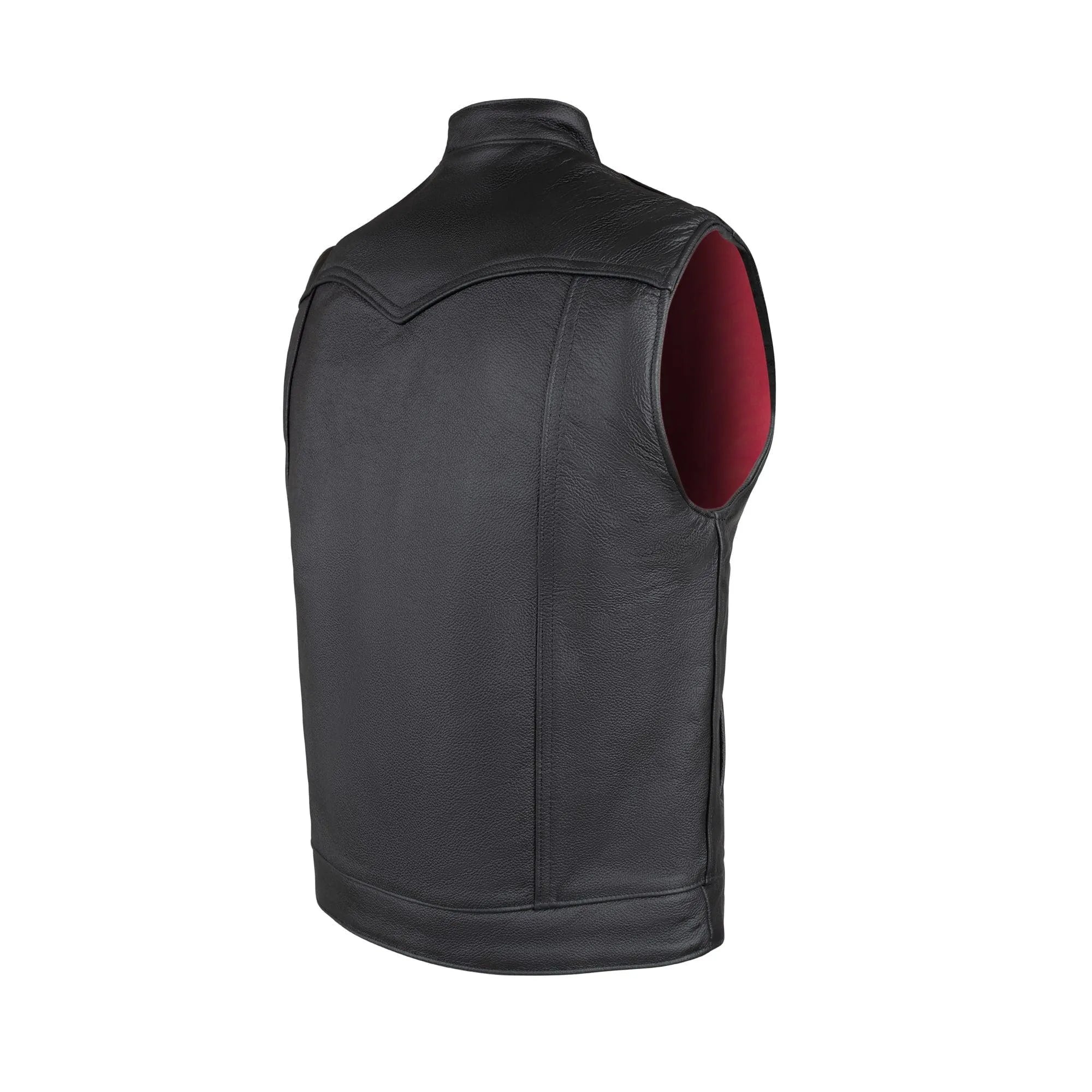 Legendary Reaper Club Style Men's Leather Motorcycle Vest