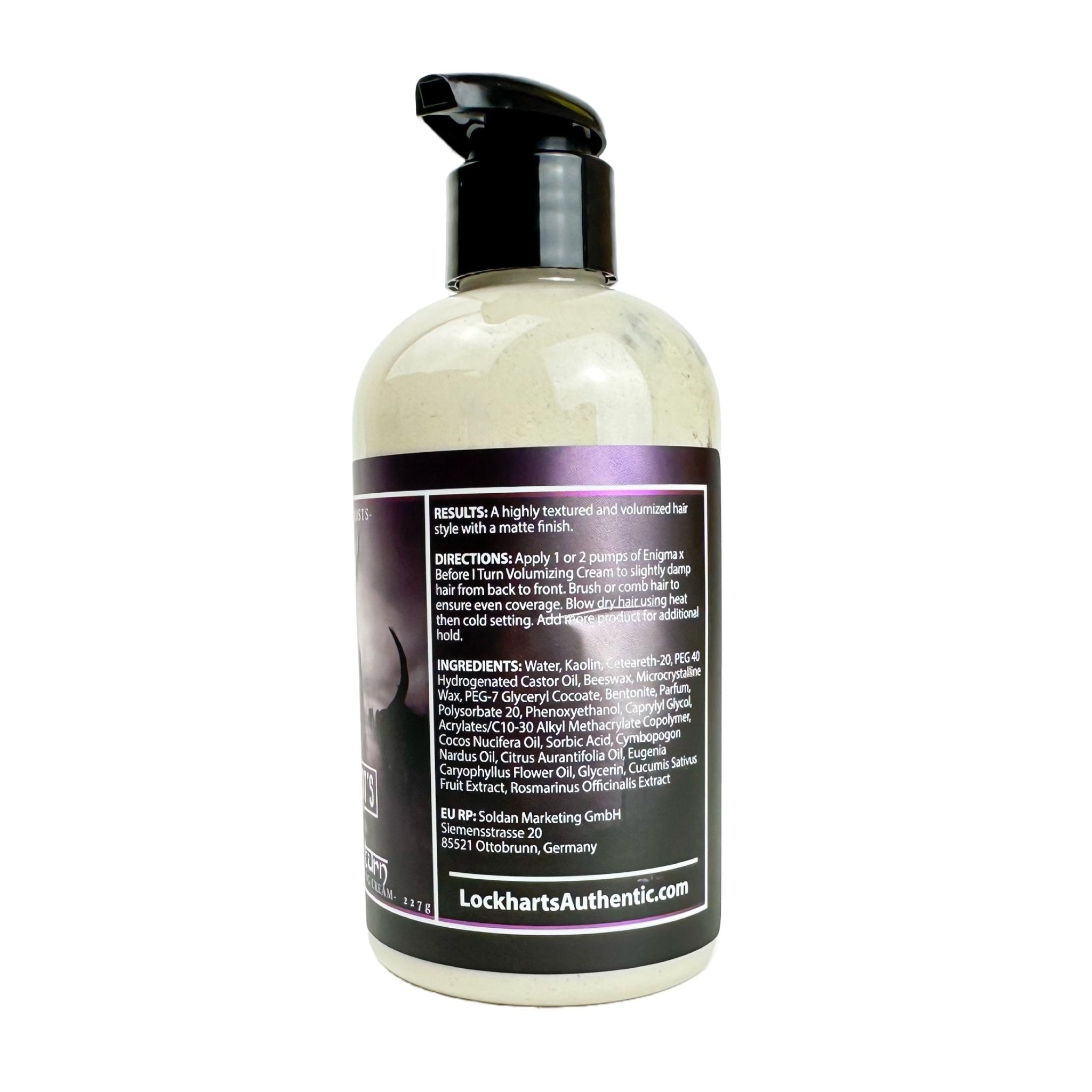 Lockhart's X Before I Turn Enigma "The Devil Exists" Volumizing Cream