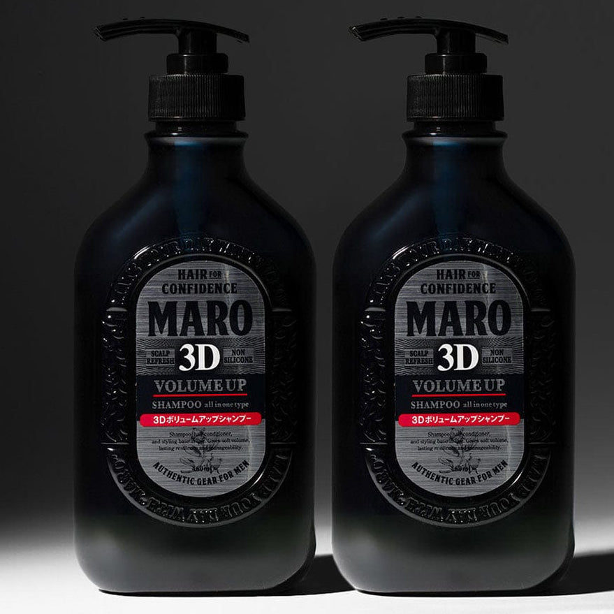 MARO 3D Volume Up Hair Thickening Shampoo 2 Pack