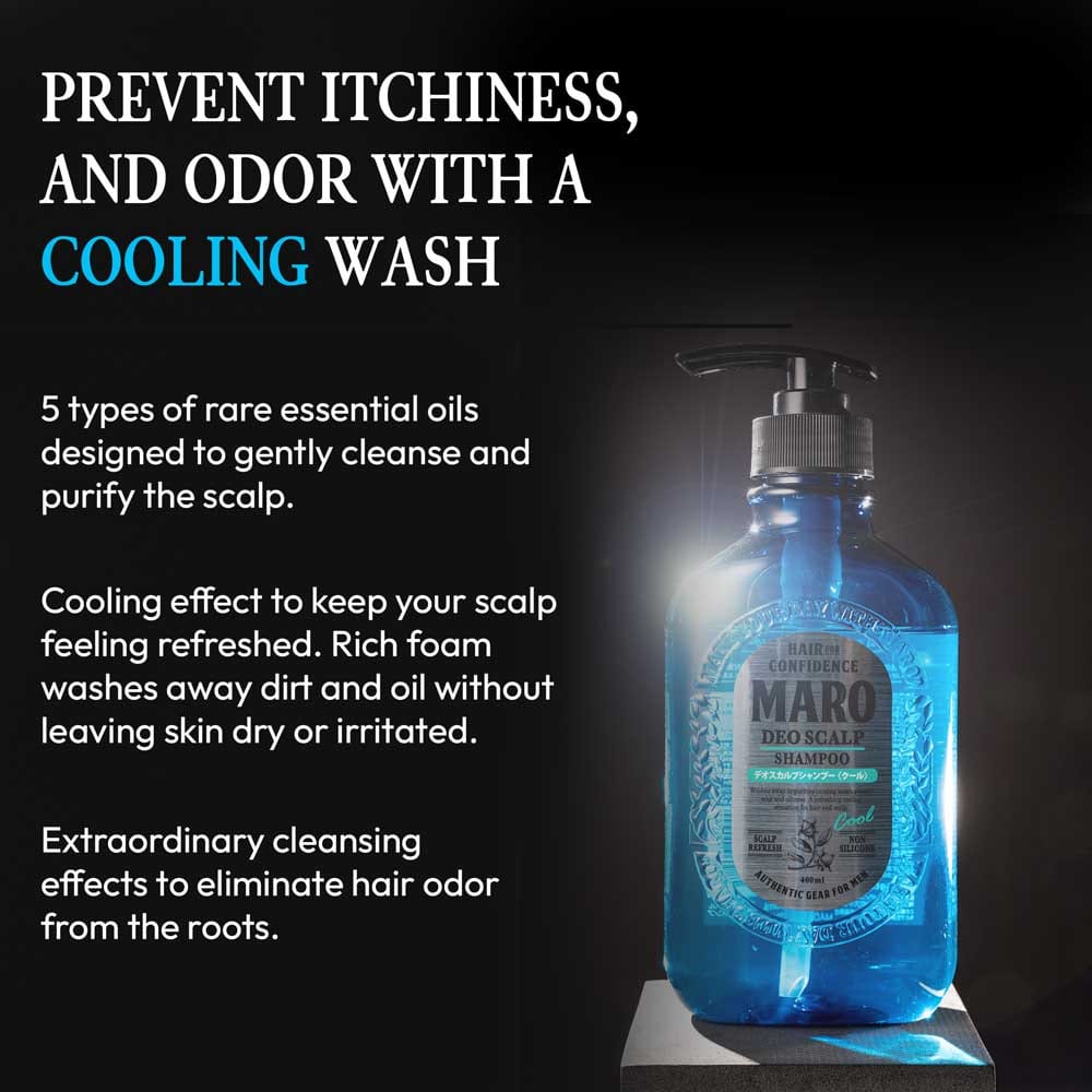 MARO Deo Scalp Cool Shampoo 2-Pack features