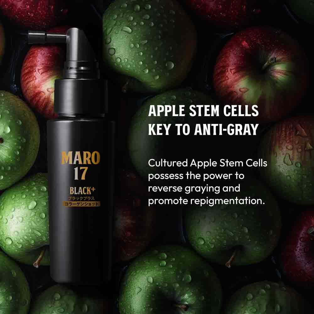 MARO17 Black+ Anti-Aging Shampoo & Collagen Scalp Treatment Set