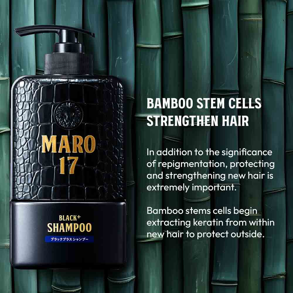 MARO17 Black+ Anti-Aging Shampoo & Collagen Scalp Treatment Set