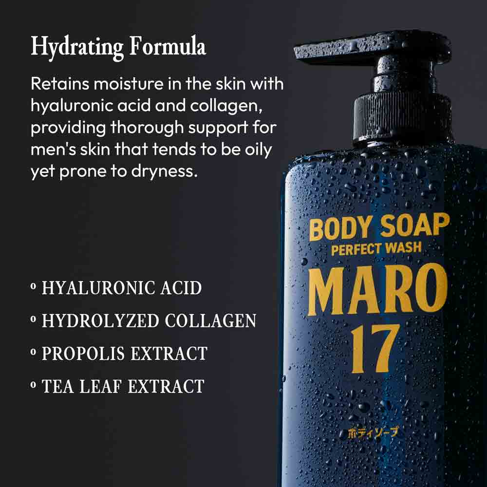 MARO17 Collagen Body Soap Perfect Wash features