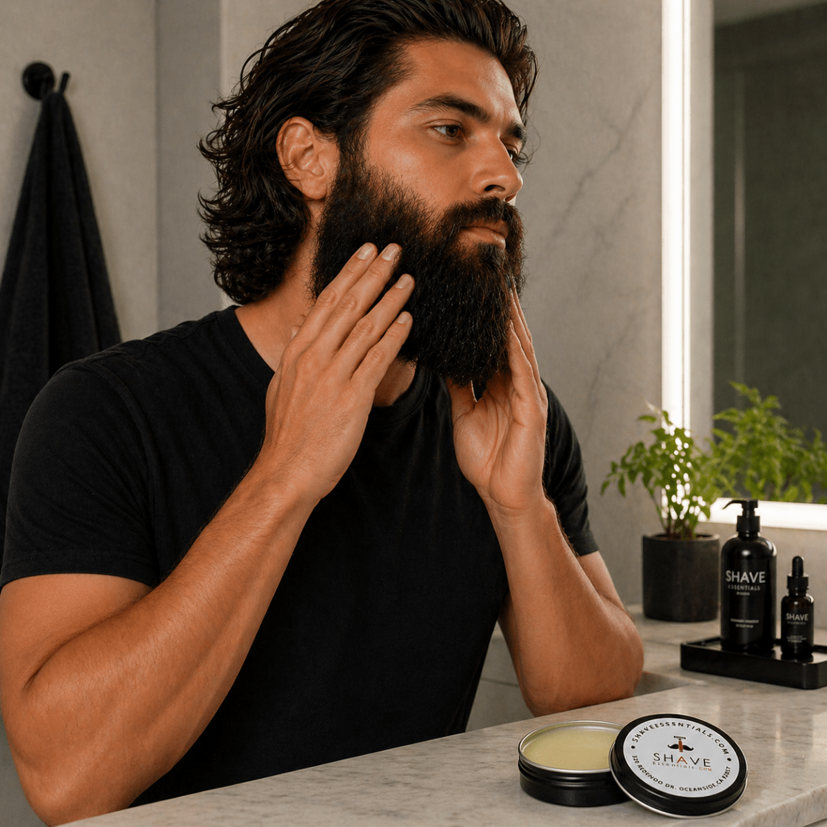 Natural Beard Balm by Shave Essentials