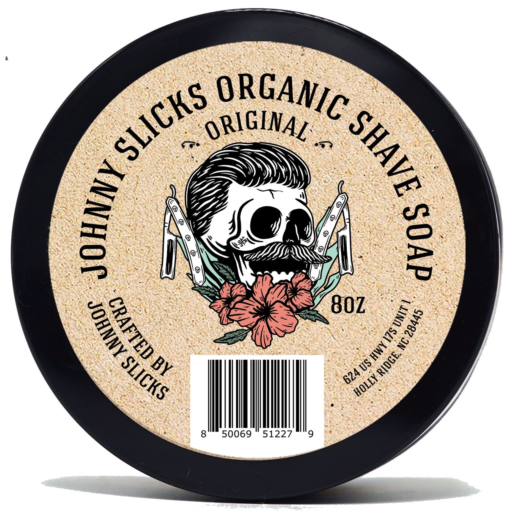 Johnny Slick Organic Shave Soap