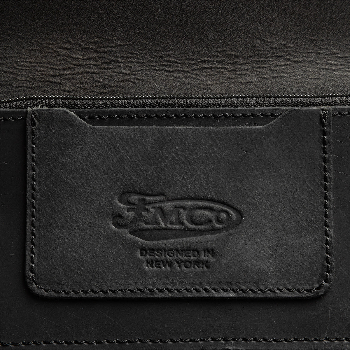 Large Vegetable Tanned Leather trucker Wallet with Chain