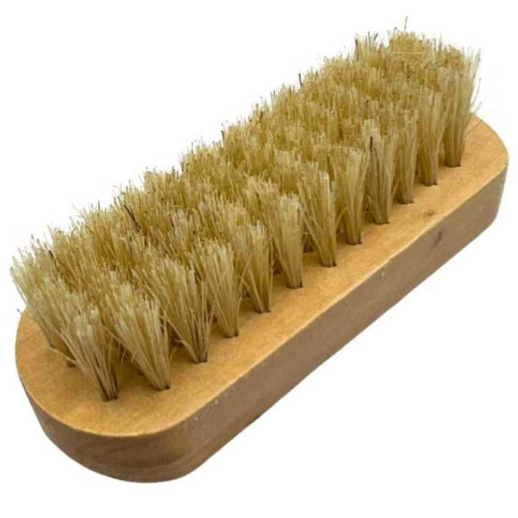 Wooden Nail Brush closeup of bristles