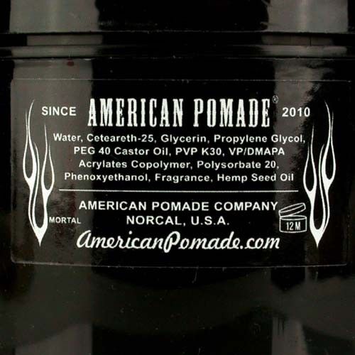American Pomade Mortal Sin Water Based Hair Pomade