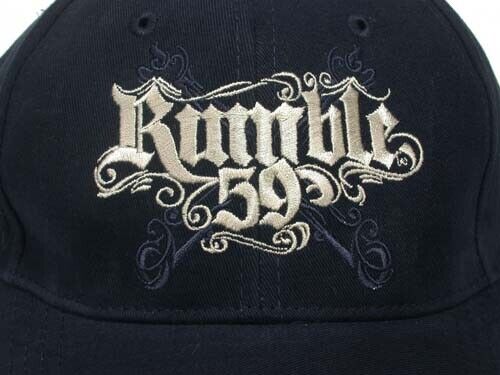 Trucker Hat Baseball Cap with "Rumblle 59" Logo Embroidered