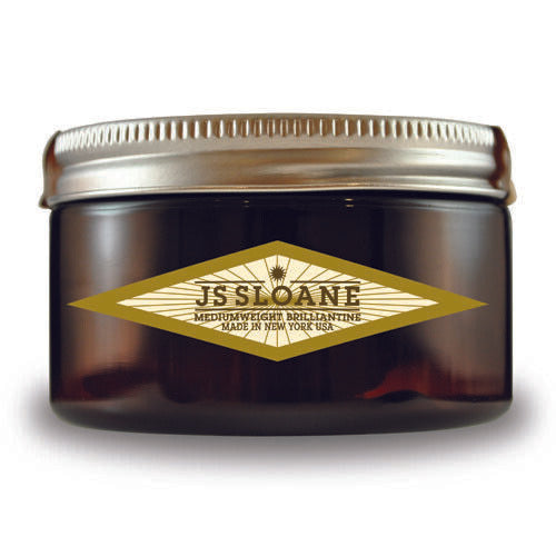 JS Sloane Medium Weight Brilliantine Hair Pomade