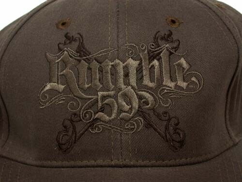 Trucker Hat Baseball Cap with "Rumblle 59" Logo Embroidered