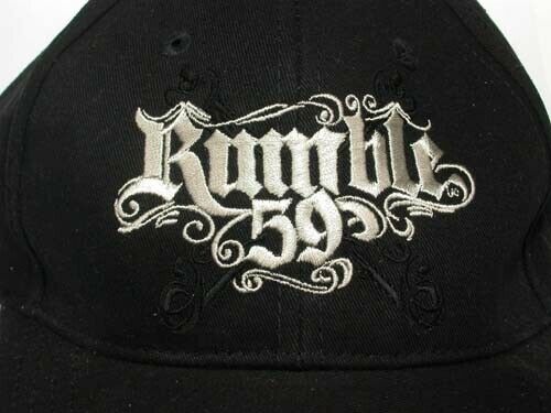 Trucker Hat Baseball Cap with "Rumblle 59" Logo Embroidered