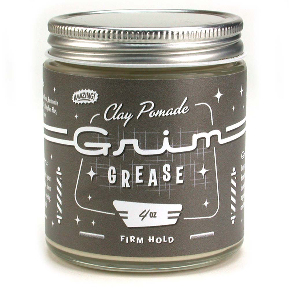 Grim Grease Water Based Clay Pomade Firm Hold